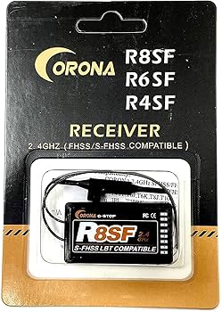 FUTABA互換モジュール CORONA 2.4GHZ受信機 6＆8チャンネル付 FUTABA互換モジュール CORONA 2.4GHZ受信機 6＆8チャンネル付